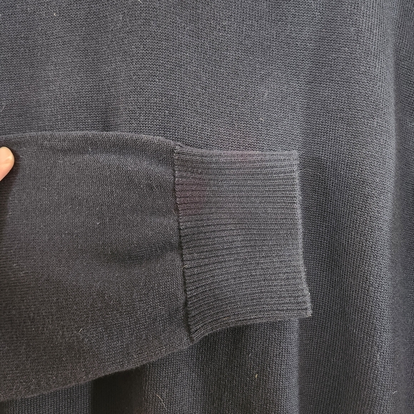 Psycho Bunny Navy Zip-Up Sweater 100% Cotton Size M Preppy Beach - Picture 5 of 7